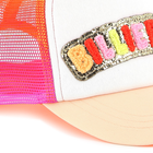 Bon&eacute; com emblema ri&ccedil;ado BILLIEBLUSH 
                    GIRL