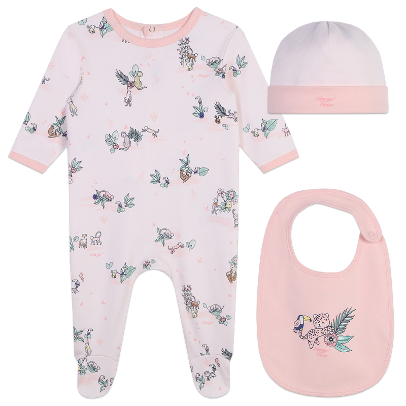Pijama, gorro e babete KENZO KIDS 
                        GIRL