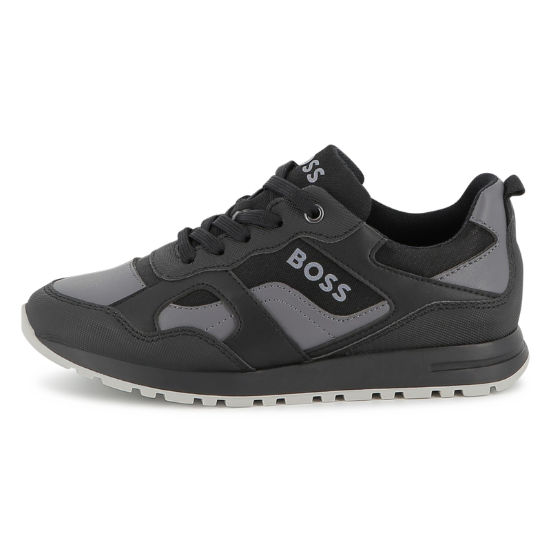 T&ecirc;nis sint&eacute;tico e de lona BOSS 
                        BOY