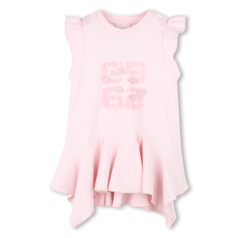 Vestido bordado em algodão GIVENCHY 
                    GIRL