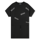Vestido de manga curta DKNY 
                    GIRL