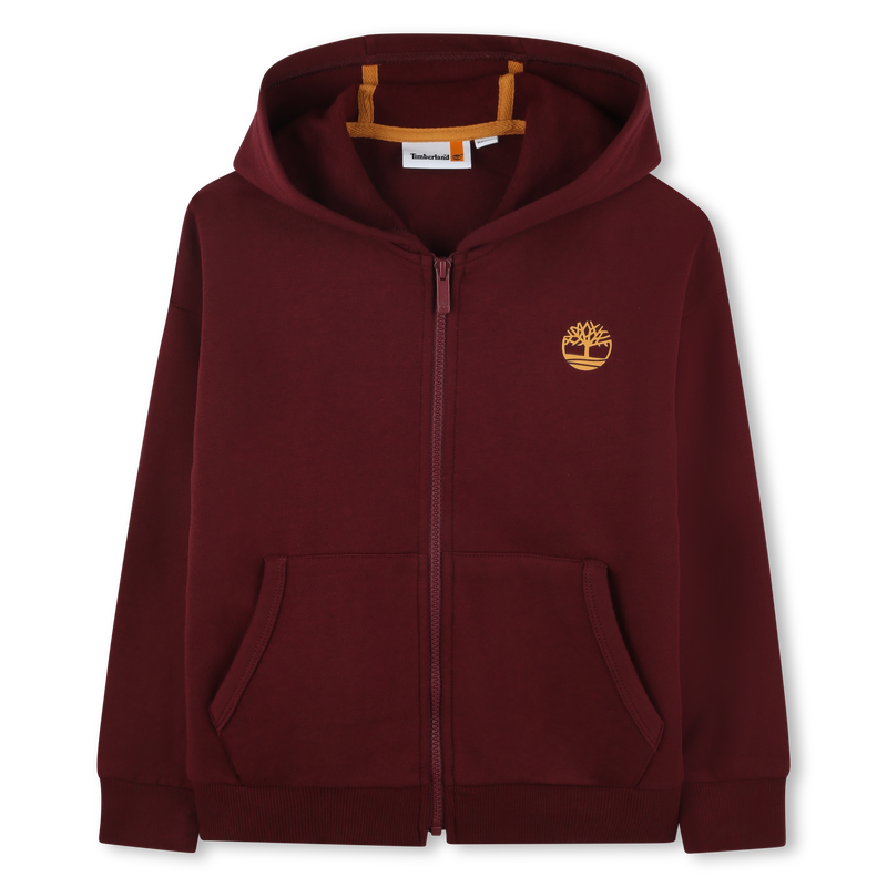 Cardigã em moletão com capuz TIMBERLAND 
                    BOY