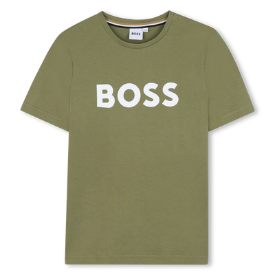 T-shirt manga curta em algod&atilde;o BOSS BOY