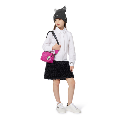 Vestido de manga comprida KARL LAGERFELD KIDS GIRL
