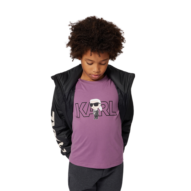 T-shirt de manga curta KARL LAGERFELD KIDS 
                        BOY