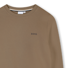 Moletom com gola redonda BOSS 
                    BOY