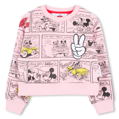Sweatshirt em molet&atilde;o MARC JACOBS GIRL