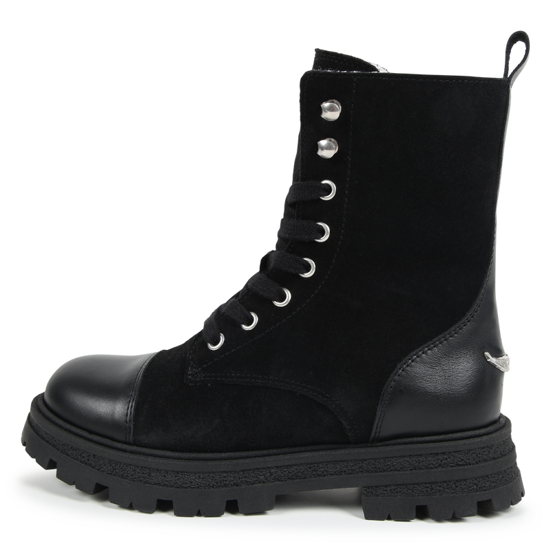 Botas de couro com atacadores ZADIG & VOLTAIRE 
                        GIRL