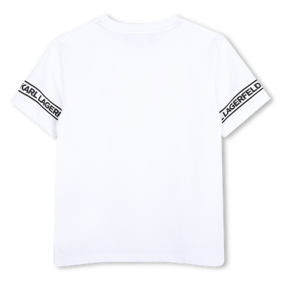Camiseta de mangas curtas KARL LAGERFELD KIDS BOY