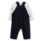 Conjunto de jardineira de veludo cotel&ecirc; TIMBERLAND 
                    BOY