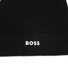Chap&eacute;u de malha com logotipo BOSS 
                    BOY