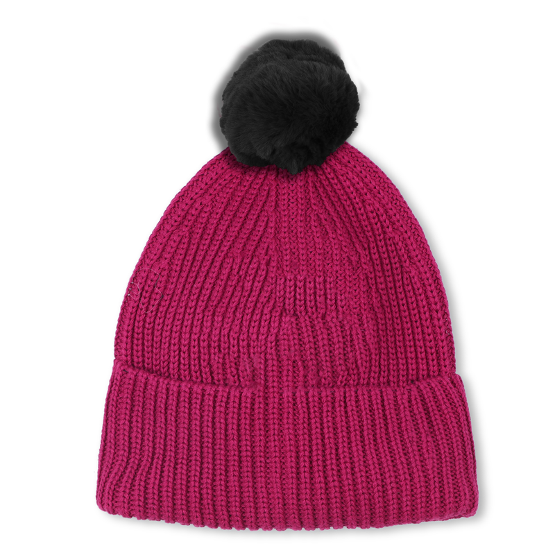 Conjunto de chap&eacute;u + aquecedor de pesco&ccedil;o KARL LAGERFELD KIDS 
                        GIRL