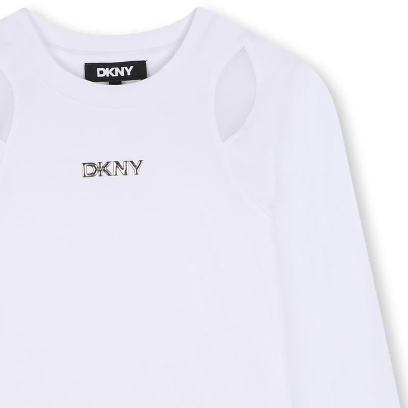 Camiseta de manga longa DKNY 
                        GIRL