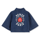 Casaco de ganga bordado KENZO KIDS 
                    GIRL