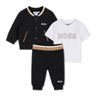 T-shirt + pants + conjunto cardigan BOSS 
                    BOY