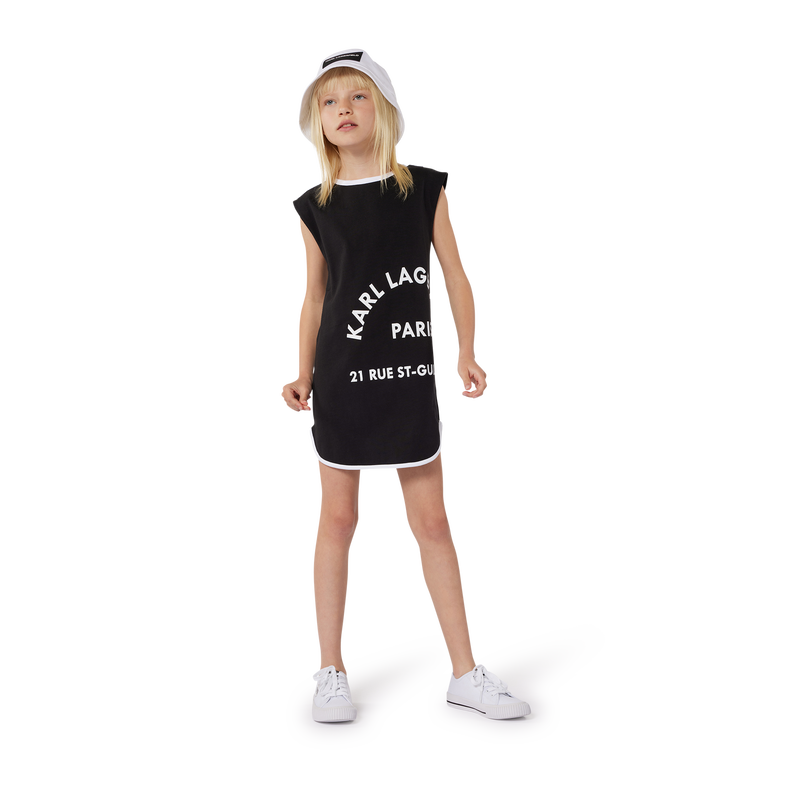 Printed Beach Dress KARL LAGERFELD KIDS 
                    GIRL