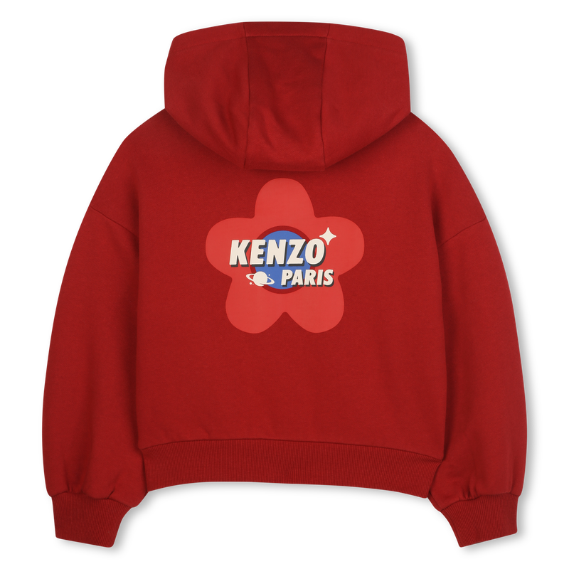 Camisola com capuz polar KENZO KIDS 
                        GIRL