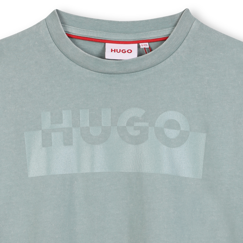 T-shirt de manga curta HUGO 
                    BOY