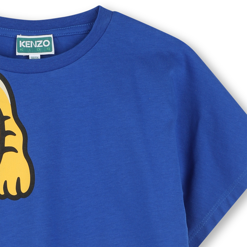 T-shirt estampada em algod&atilde;o KENZO KIDS 
                        BOY