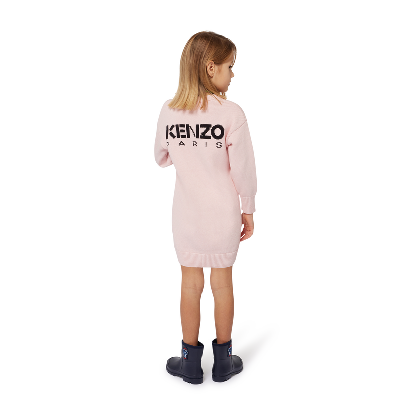 Jacquard Knitted Dress KENZO KIDS 
                    GIRL