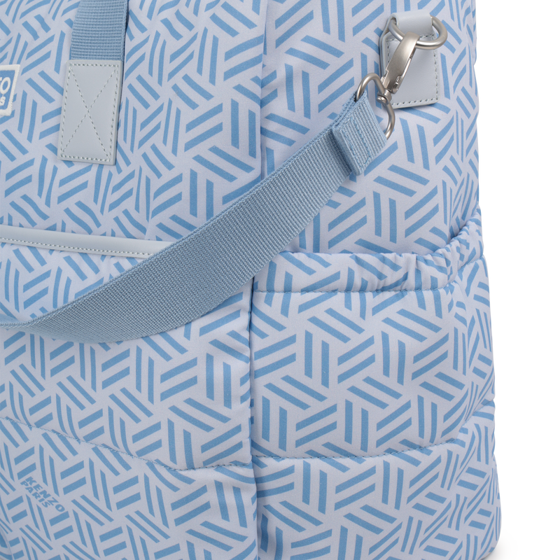 Saco de fraldas acolchoado em popelina estampada KENZO KIDS 
                        UNISEX