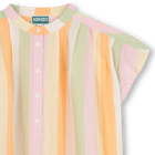 Vestido listrado KENZO KIDS 
                    GIRL