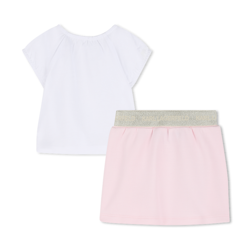 CONJUNTO DE T-SHIRTS E SAIAS KARL LAGERFELD KIDS 
                        GIRL