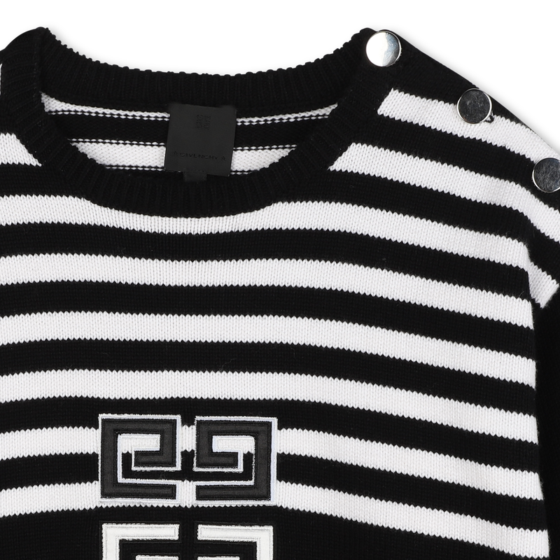 Camisola de algodão e caxemira GIVENCHY 
                    GIRL