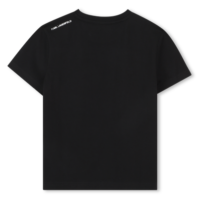 Camiseta de mangas curtas KARL LAGERFELD KIDS MENINO