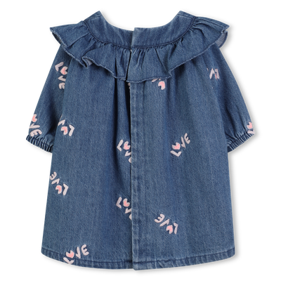 Vestido jeans leve BILLIEBLUSH GIRL