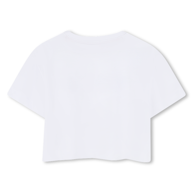 T-shirt com log&oacute;tipo HUGO 
                        GIRL