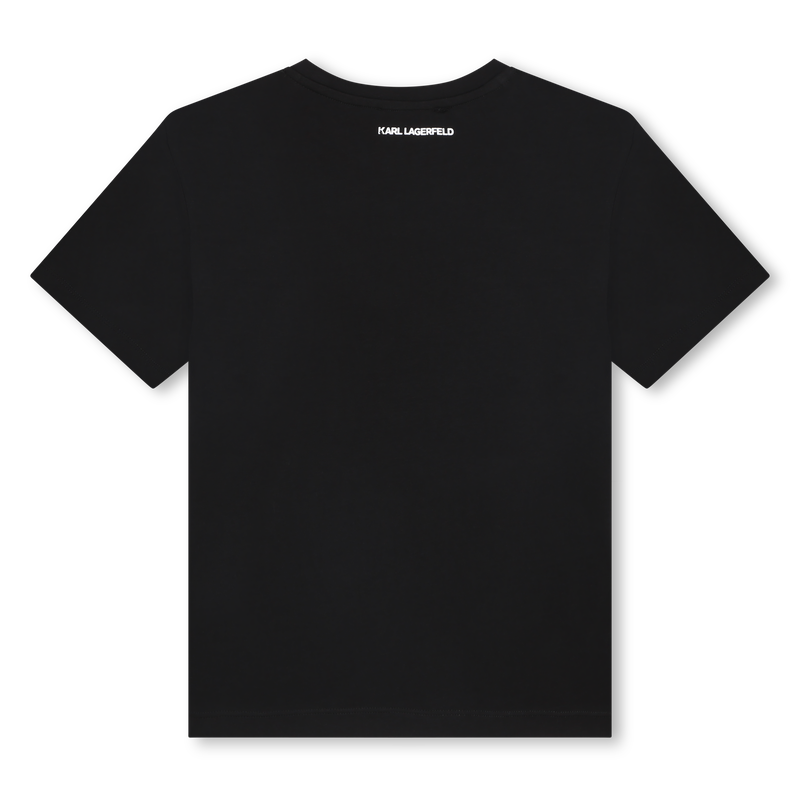 T-shirt com estampado KARL LAGERFELD KIDS 
                    GIRL