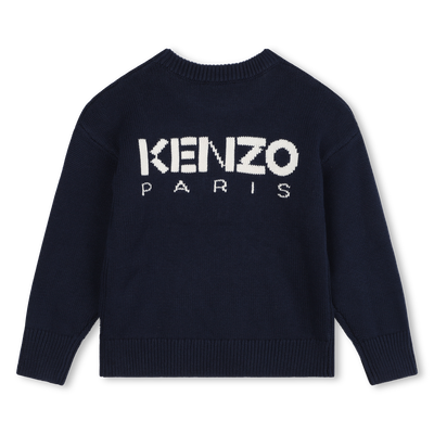 Camisola com flor e log&oacute;tipo KENZO KIDS GIRL