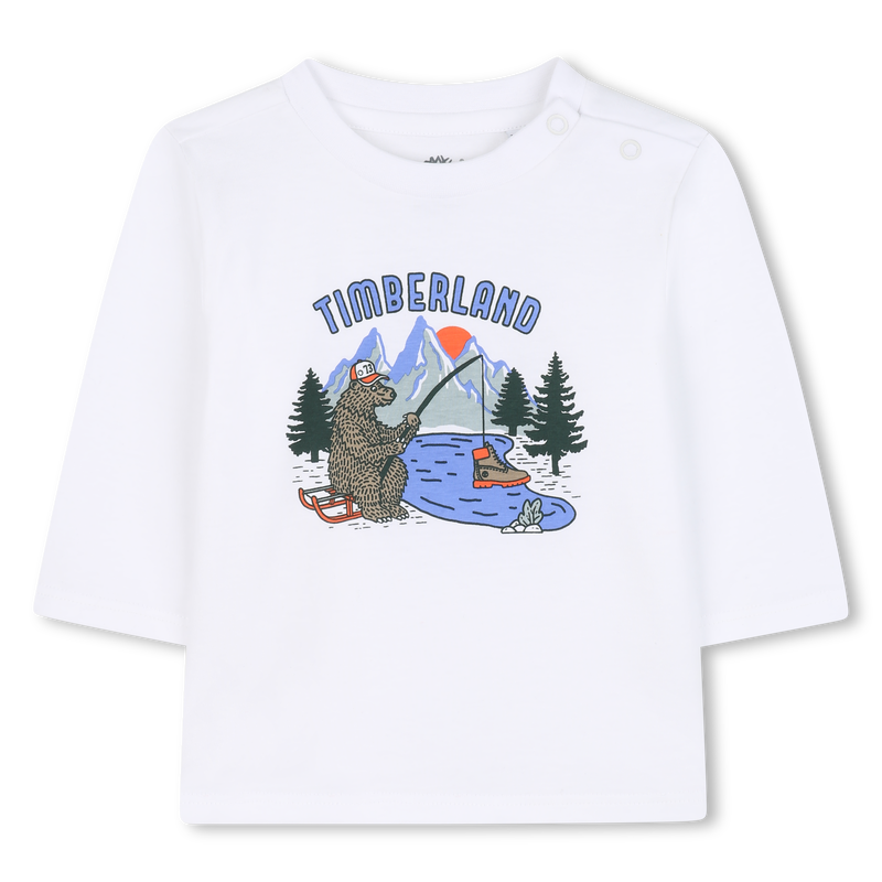 T-shirt de manga comprida em jersey TIMBERLAND 
                    BOY