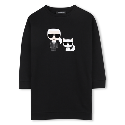 VESTIDO MANGAS COMPRIDAS KARL LAGERFELD KIDS GIRL