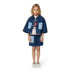 Casaco de ganga bordado KENZO KIDS 
                    GIRL