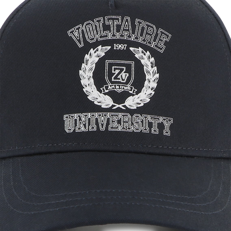 Bon&eacute; com estampado e velcro ZADIG & VOLTAIRE 
                        BOY