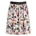 Saia de cetim MARC JACOBS 
                    GIRL