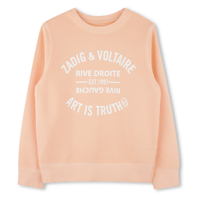 Sweatshirt em molet&atilde;o ZADIG & VOLTAIRE UNISEX
