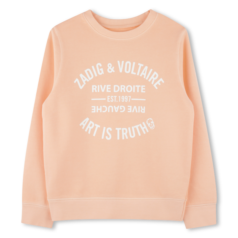 Sweatshirt em molet&atilde;o ZADIG & VOLTAIRE 
                        UNISEX