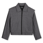 Cardigan esportivo KARL LAGERFELD KIDS 
                    GIRL