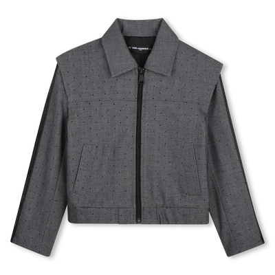 Cardigan esportivo KARL LAGERFELD KIDS GIRL