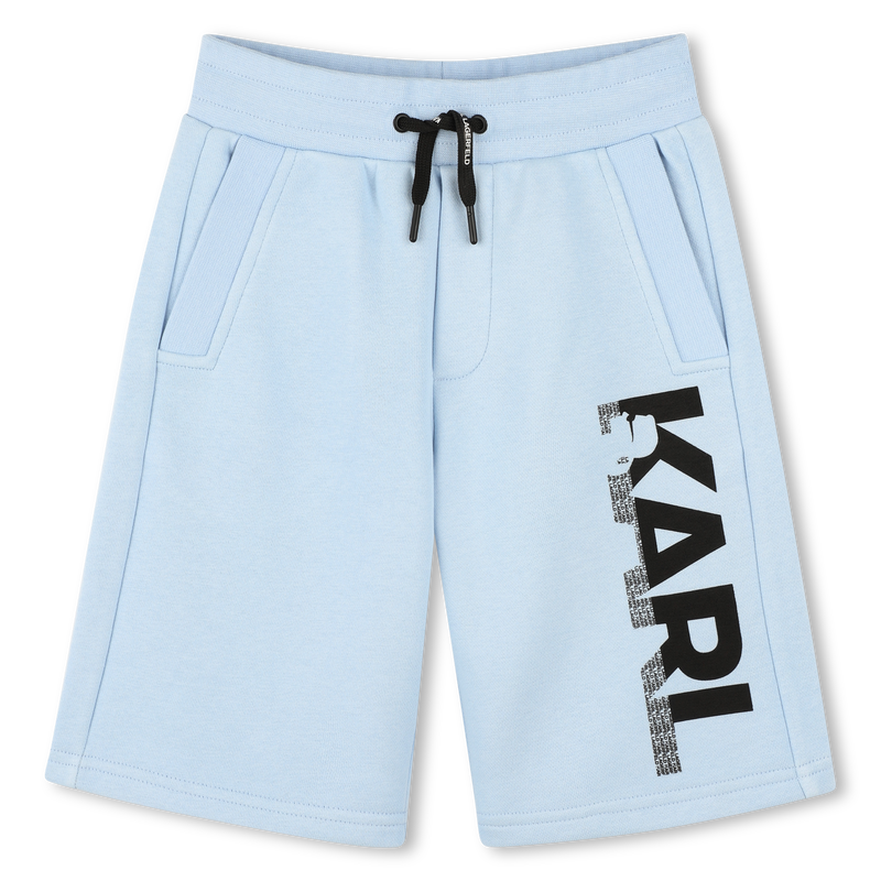 Bermuda de algod&atilde;o KARL LAGERFELD KIDS 
                        BOY