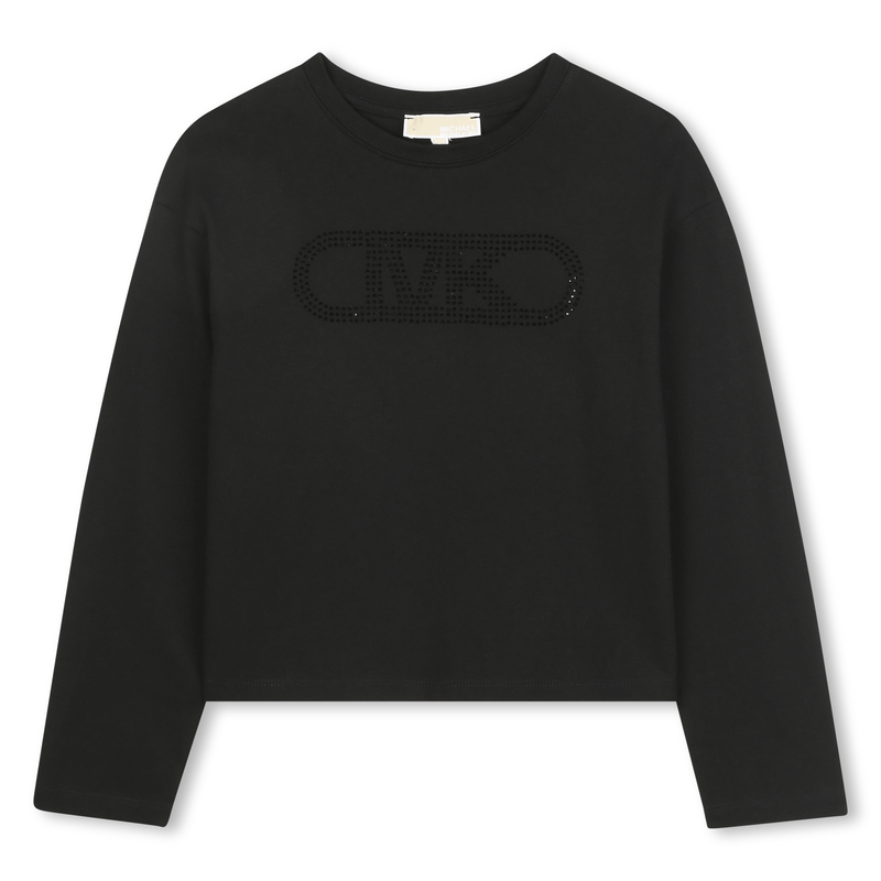 T-shirt de manga comprida em jersey MICHAEL KORS 
                    GIRL