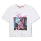 T-shirt de manga curta HUGO 
                    GIRL