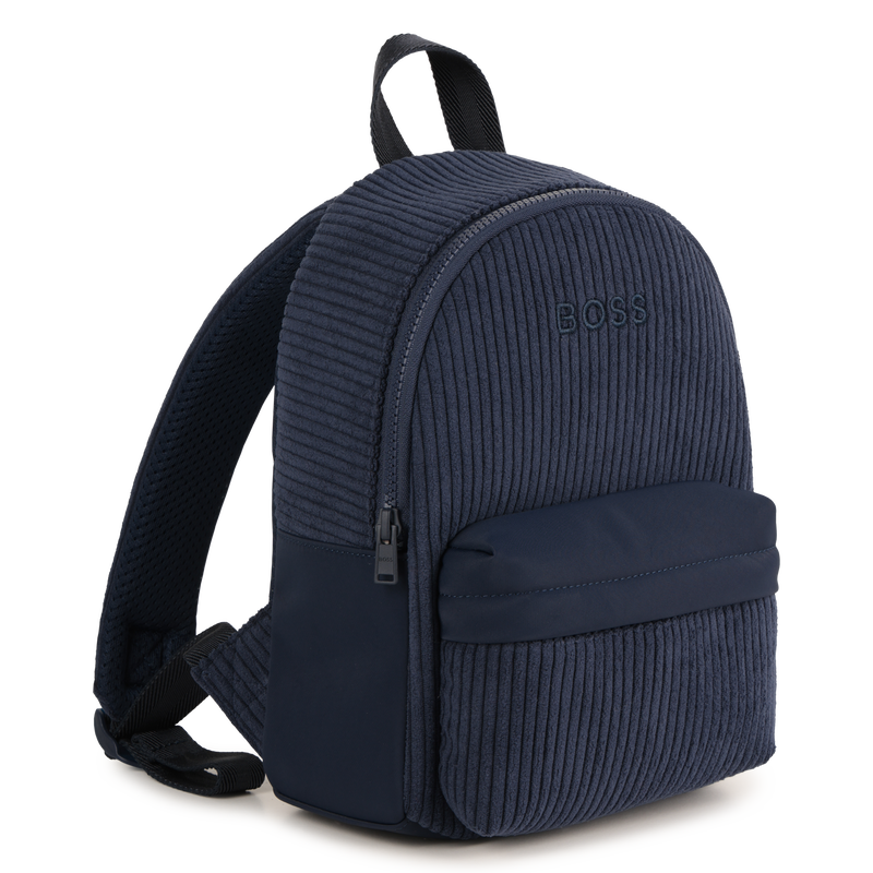 Mochila de veludo cotelê BOSS 
                    BOY
