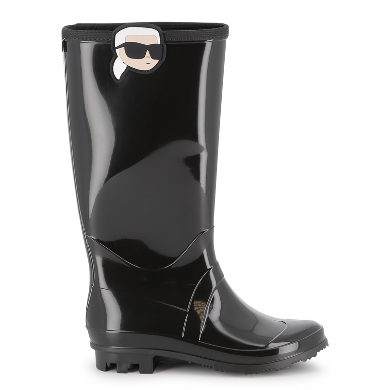 Bota de chuva grande KARL LAGERFELD KIDS 
                    GIRL