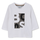 Camiseta de manga comprida, BRANCO  PRETO, hi-res