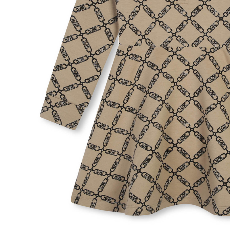 Vestido manga comprida e fecho MICHAEL KORS 
                        GIRL