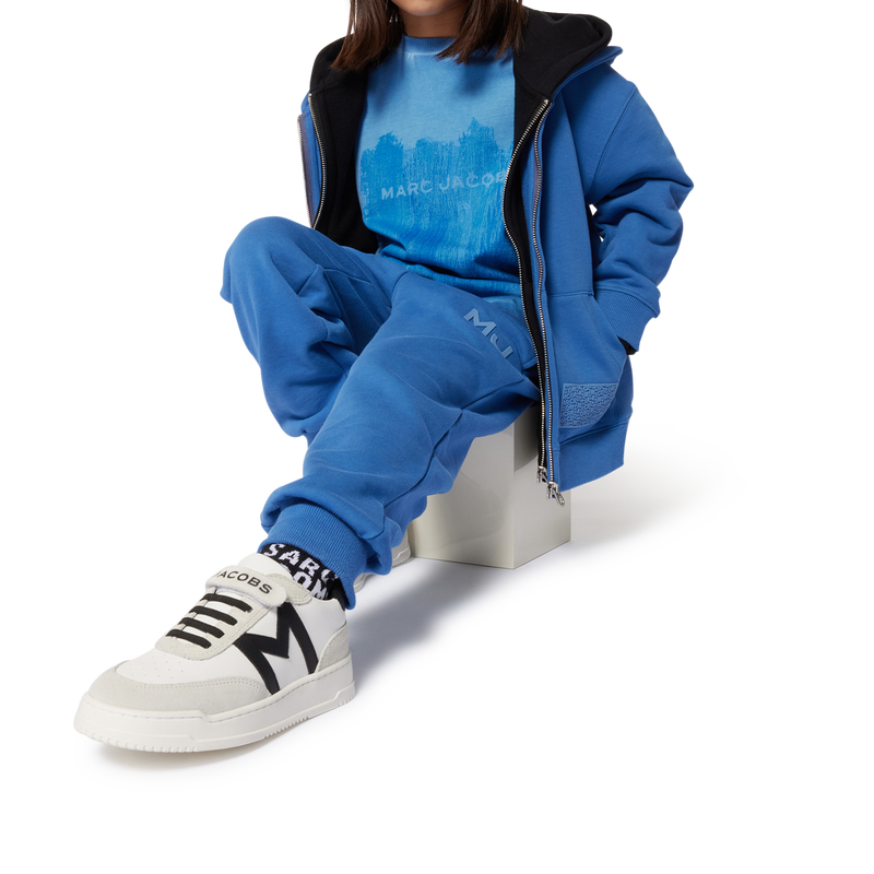 Casaco em molet&atilde;o com capuz MARC JACOBS 
                        UNISEX